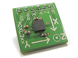 Typical Image of ADXL335 Accelerometer Module