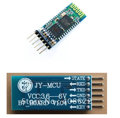 Typical image of HC-05 Bluetooth Module