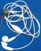 Typical Image of Mobile Headphone with Female Audio Jack