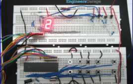 User input based seven segment display using 8051 microcontroller (AT89C51) Prototype