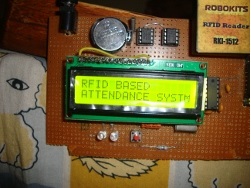 RFID Based Attendance System using 8051 Microcontroller