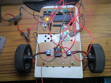 Wireless PC Controlled Robot Using Bluetooth