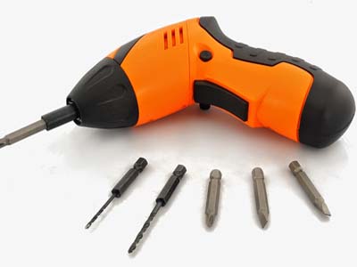Portable Electric Drill used in Electronics 