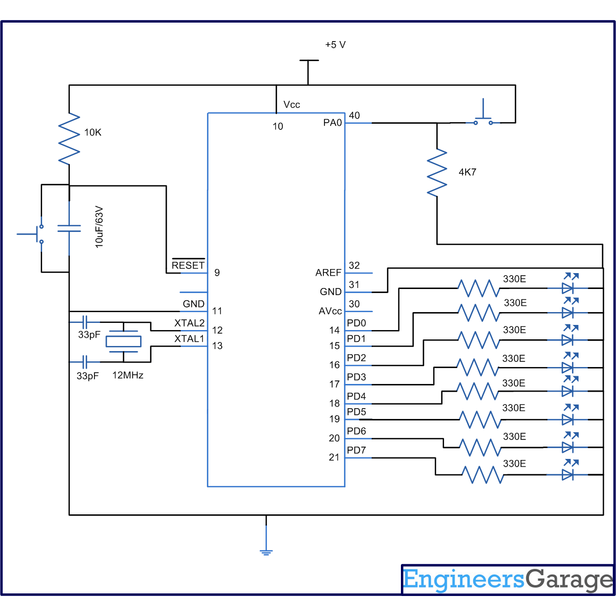 Atmega328p схема электрическая принципиальная