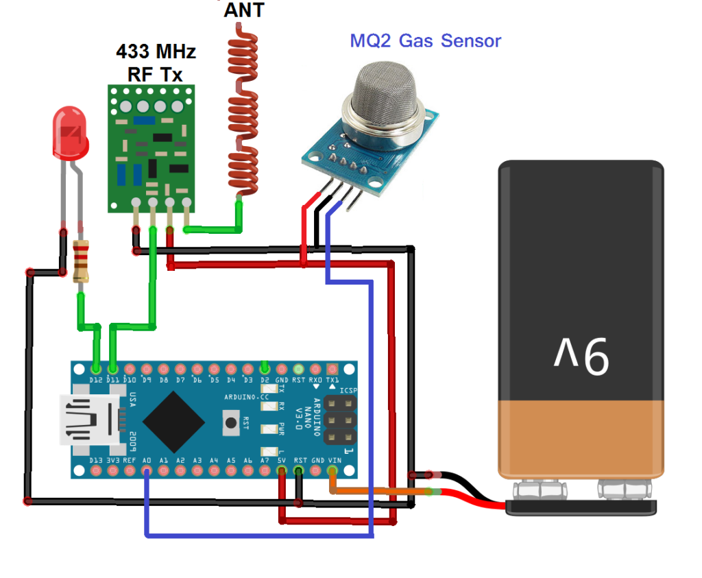 circuit diagram sensor node