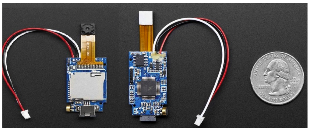 How to use a spy camera with Arduino