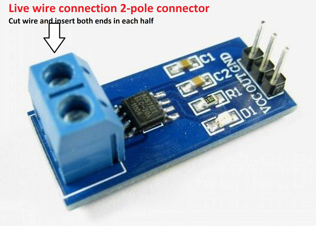 Details about   ACS712 Current Sensor Module with 5A 20A 30A analogue sensing range for Arduino