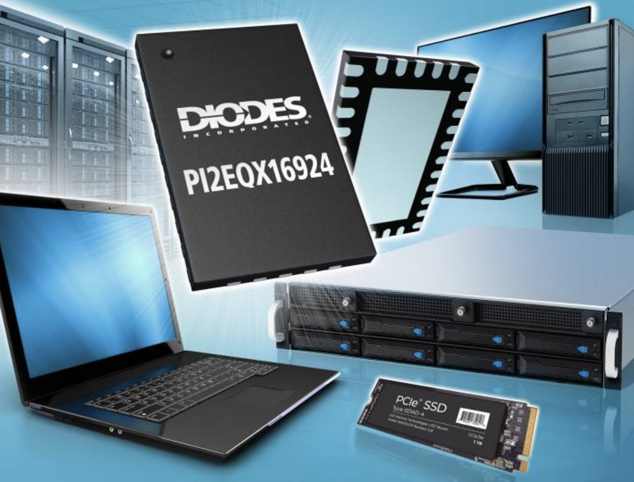 Diodes adds to its range of PCIe solutions