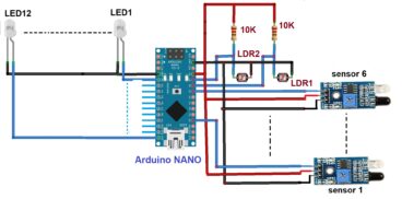 How to design an automatic streetlight system using Arduino Circuit Diagram