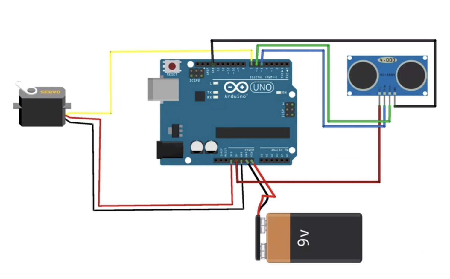 How to make a smart dustbin using Arduino?
