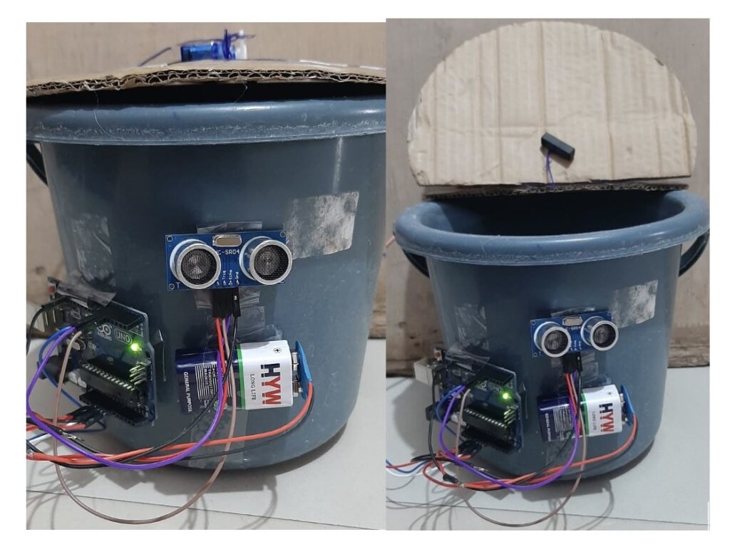 How to make a smart dustbin using Arduino?