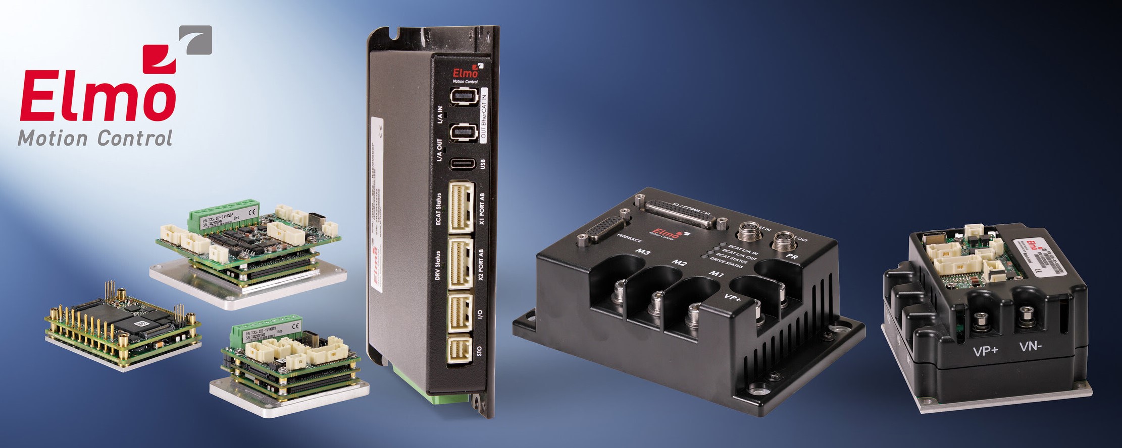 Elmo adds dual-axis servo drives with safety