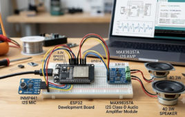 Using I2S on ESP32 microcontrollers
